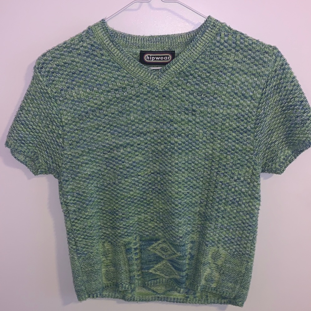 Vintage crochet crop top